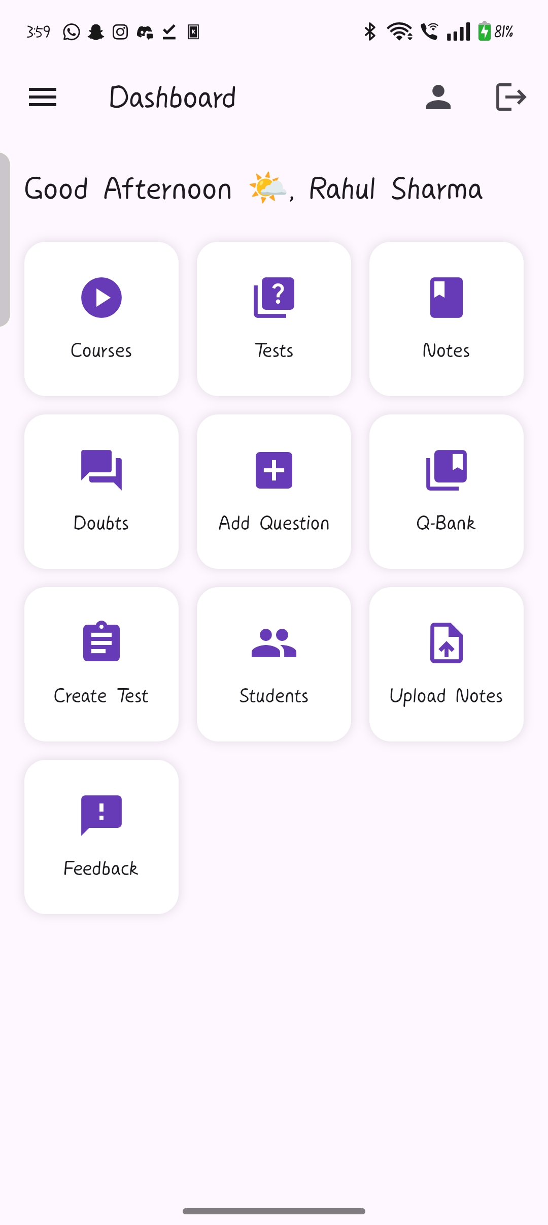 Dashboard App Preview